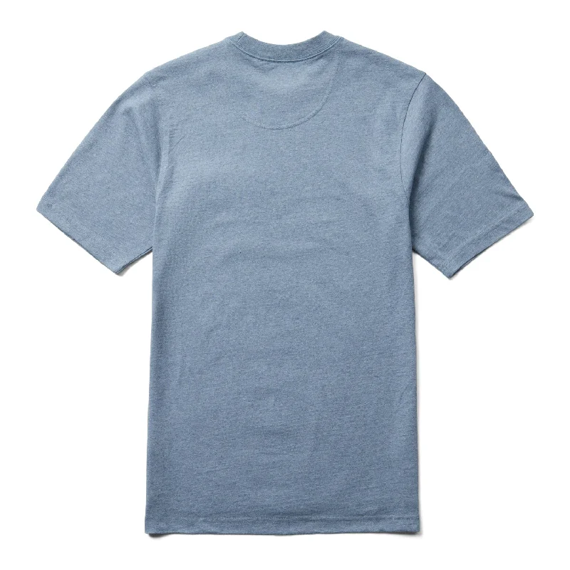 Men's polo t - shirts with a contrast collar for a preppy lookWolverine Mens Guardian Tee Blue Heather 100% Cotton S/S T-Shirt Men's polo t - shirts with a contrast collar for a preppy lookWolverine Mens Guardian Tee Blue Heather 100% Cotton S/S T-Shirt
