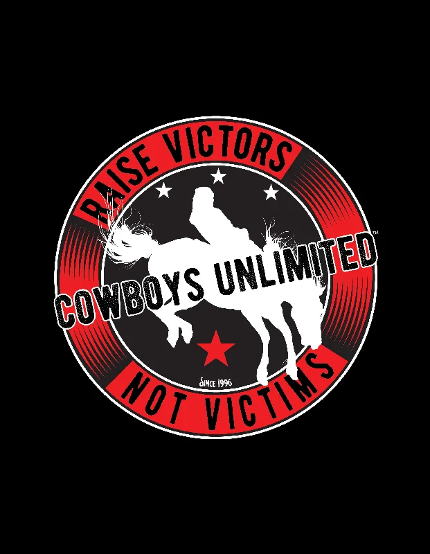 Men's lightweight performance t - shirts for running marathonsMen's Cowboys Unlimited Victors T-Shirt #CB-1645