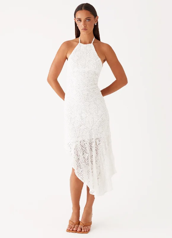 Fall - Style Casual Dresses with Earthy Tones​ Sondela Maxi Dress - White