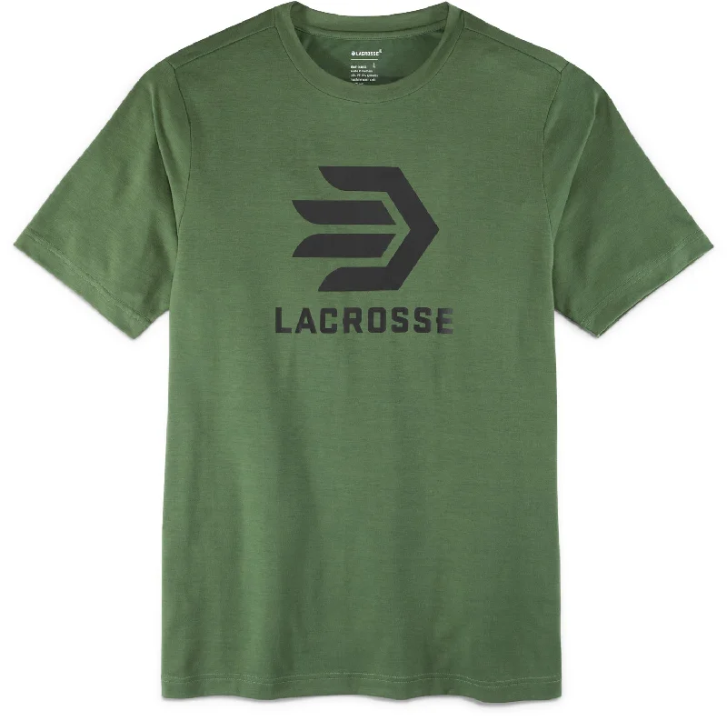 Men's tie - dye t - shirts with a bohemian styleLacrosse Mens Forever Forward Tee Green Poly/Spandex S/S T-Shirt Men's tie - dye t - shirts with a bohemian styleLacrosse Mens Forever Forward Tee Green Poly/Spandex S/S T-Shirt