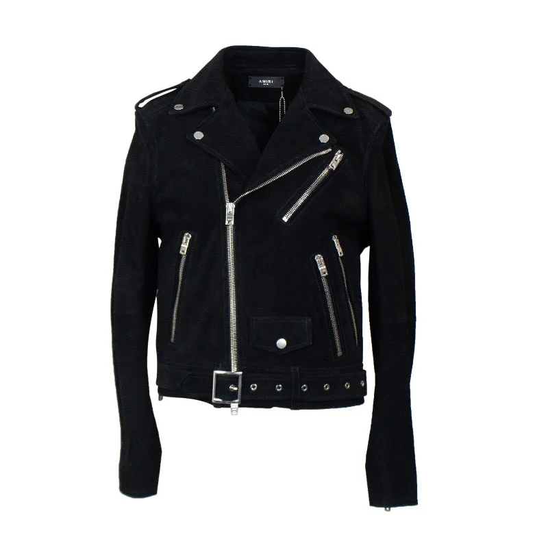Tailored men jackets to pair with formal trousers for business meetings Men coats with a drawstring waist for a customizable fit Black Perfecto Jacket Tailored men jackets to pair with formal trousers for business meetings Men coats with a drawstring waist for a customizable fit Black Perfecto Jacket