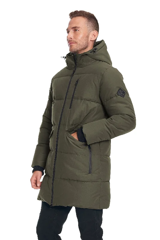 Performance - driven men jackets with breathable fabric for sports Men coats with a stand - up collar for a sleek and modern look JASPER | MEN'S VEGAN DOWN (RECYCLED) PUFFER COAT Performance - driven men jackets with breathable fabric for sports Men coats with a stand - up collar for a sleek and modern look JASPER | MEN'S VEGAN DOWN (RECYCLED) PUFFER COAT