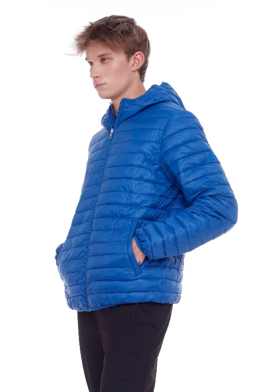 Fleece - lined men jackets for cold - weather commuting Lightweight men coats made of breathable fabric for spring and autumn YOHO MEN'S | MEN'S VEGAN DOWN (RECYCLED) LIGHTWEIGHT PACKABLE PUFFER Fleece - lined men jackets for cold - weather commuting Lightweight men coats made of breathable fabric for spring and autumn YOHO MEN'S | MEN'S VEGAN DOWN (RECYCLED) LIGHTWEIGHT PACKABLE PUFFER
