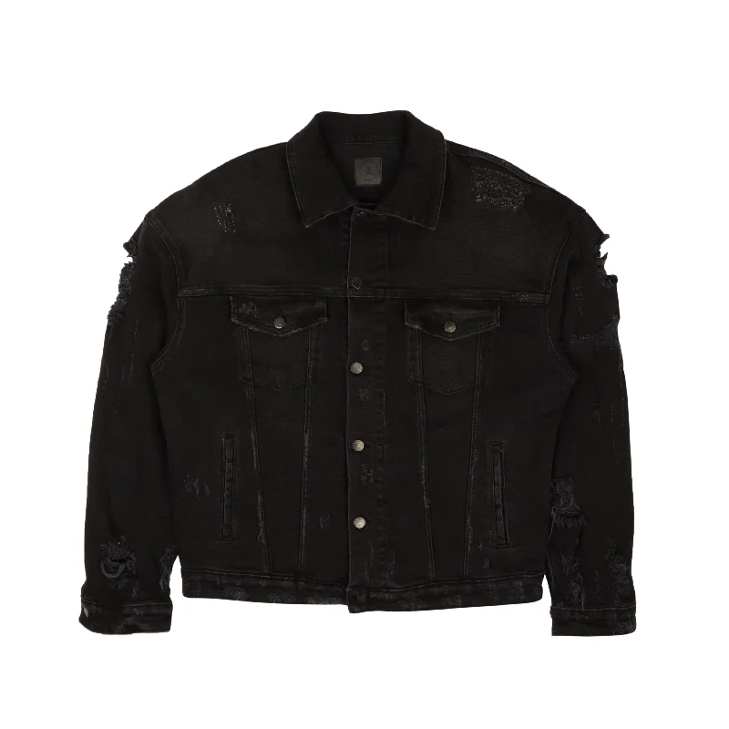 Bomber men jackets with ribbed cuffs for a classic 80s style Slim - fit men coats in navy blue for a classic and sophisticated appearance ALCHEMIST Black Alchemist Jacket Bomber men jackets with ribbed cuffs for a classic 80s style Slim - fit men coats in navy blue for a classic and sophisticated appearance ALCHEMIST Black Alchemist Jacket