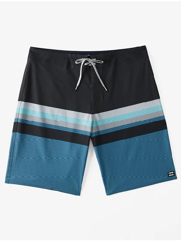 Men's ripped denim shorts for a trendy streetwear aesthetic All Day Stripe Pro 20" Boardshorts Men's ripped denim shorts for a trendy streetwear aesthetic All Day Stripe Pro 20" Boardshorts