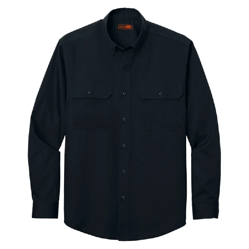 Men's Soft - Touch Modal Blend Dress Shirts in Mustard Yellow for a Bold Fashion Statement CornerStone Long Sleeve Select Ripstop Shirt Men's Soft - Touch Modal Blend Dress Shirts in Mustard Yellow for a Bold Fashion Statement CornerStone Long Sleeve Select Ripstop Shirt