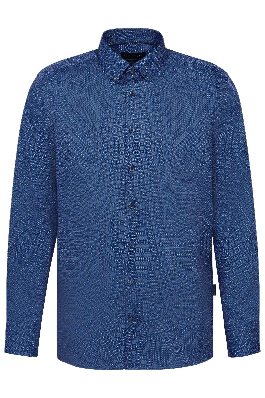 Men's Button - Down Oxford Casual Shirts in Crisp White for a Classic and Versatile Style Long Sleeve Shirt 9350-68521B Navy Blue Men's Button - Down Oxford Casual Shirts in Crisp White for a Classic and Versatile Style Long Sleeve Shirt 9350-68521B Navy Blue