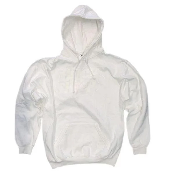 Fleece - lined men hoodie for extreme cold weather Black Sheep 80's Hoody Snow White Fleece - lined men hoodie for extreme cold weather Black Sheep 80's Hoody Snow White