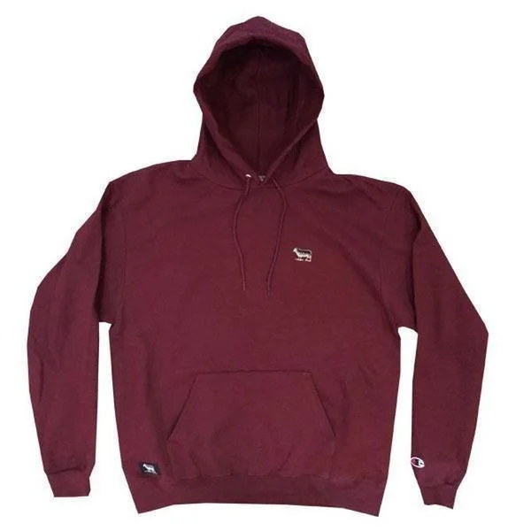 Slim - fit men hoodie to pair with skinny jeans Black Sheep Champion Pullover Hoody Maroon Slim - fit men hoodie to pair with skinny jeans Black Sheep Champion Pullover Hoody Maroon