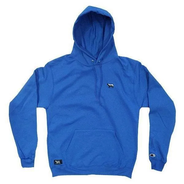 Zip - up men hoodie with multiple pockets for storage Black Sheep Champion Pullover Hoody Royal Blue Zip - up men hoodie with multiple pockets for storage Black Sheep Champion Pullover Hoody Royal Blue