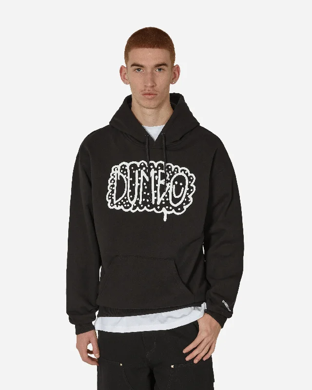 Men hoodie with a kangaroo pocket and ribbed cuffs DUMBO Milano Imperfecta Hooded Sweatshirts Black Men hoodie with a kangaroo pocket and ribbed cuffs DUMBO Milano Imperfecta Hooded Sweatshirts Black