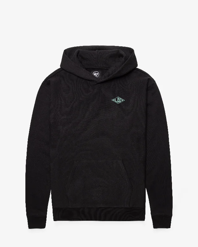 Graphic - printed men hoodie with anime motifs for otaku fans LOS ANGELES DODGERS MONOGRAM BACKER '47 FOUNDATION HOOD Graphic - printed men hoodie with anime motifs for otaku fans LOS ANGELES DODGERS MONOGRAM BACKER '47 FOUNDATION HOOD