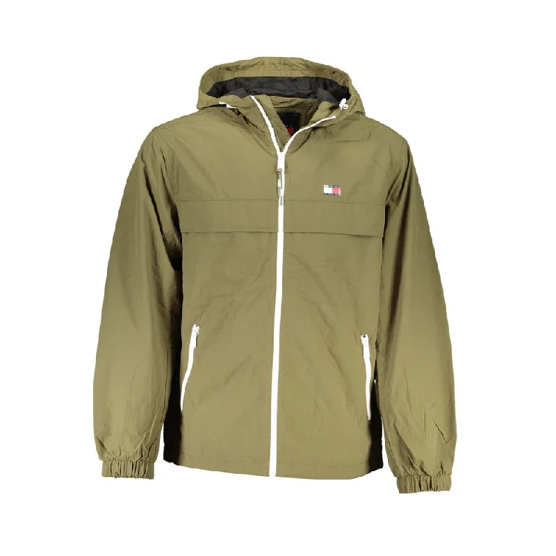 Fleece - lined men jackets for cold - weather commuting Tommy Hilfiger Polyamide Men's Jacket Fleece - lined men jackets for cold - weather commuting Tommy Hilfiger Polyamide Men's Jacket