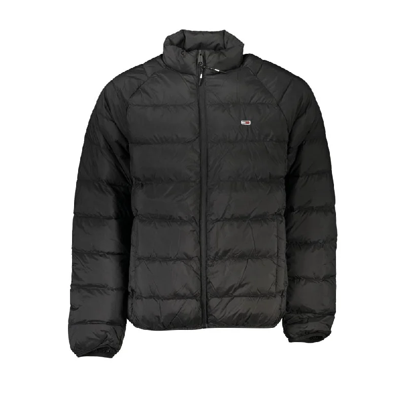 Men jackets with a built - in hood that can be stowed away when not in use Tommy Hilfiger Polyamide Men's Jacket Men jackets with a built - in hood that can be stowed away when not in use Tommy Hilfiger Polyamide Men's Jacket