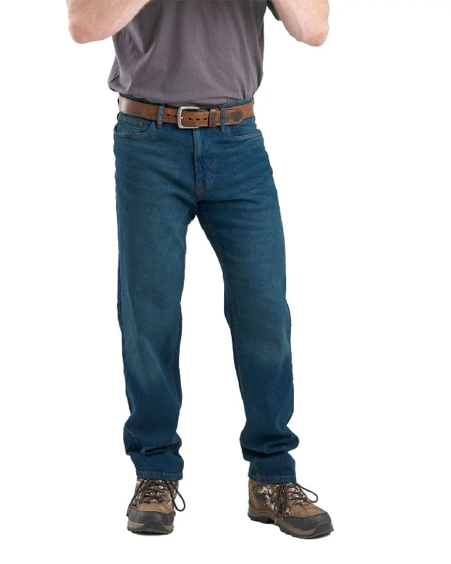 Plus Size Men's Relaxed Fit Jeans with a Faded Wash for a Vintage - Inspired Look Berne Apparel Mens Heartland Straight Leg Stone Wash Dark Cotton Blend Jeans Plus Size Men's Relaxed Fit Jeans with a Faded Wash for a Vintage - Inspired Look Berne Apparel Mens Heartland Straight Leg Stone Wash Dark Cotton Blend Jeans