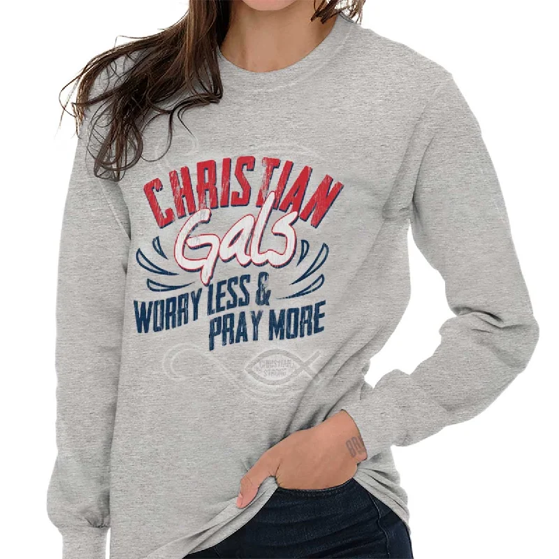 Men's long sleeve flannel plaid shirts with a classic rustic look Christian Gals Long Sleeve T-Shirt Men's long sleeve flannel plaid shirts with a classic rustic look Christian Gals Long Sleeve T-Shirt