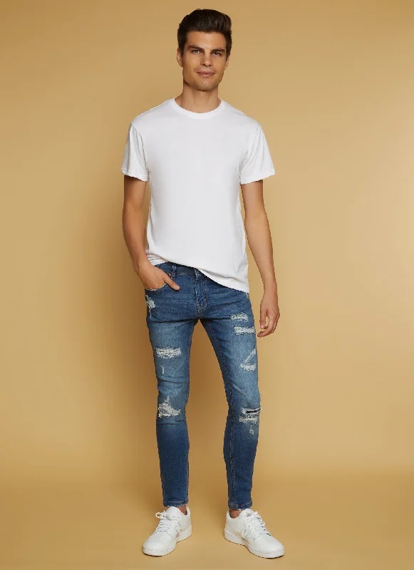 Men's Straight Leg Raw Denim Jeans for a Minimalist and Durable Option Mens Acid Wash Patch and Repair Skinny Jeans Men's Straight Leg Raw Denim Jeans for a Minimalist and Durable Option Mens Acid Wash Patch and Repair Skinny Jeans
