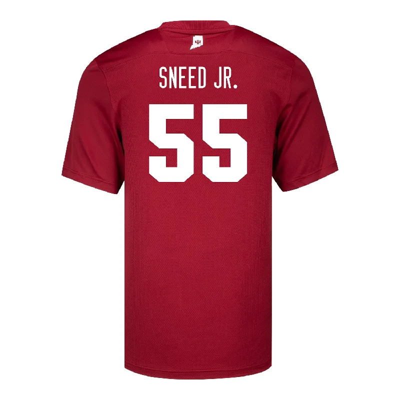 Men's Replica Hockey Jerseys of Star Players for Devoted Ice Hockey Supporters Indiana Hoosiers Adidas #55 Venson Sneed Crimson Student Athlete Football Jersey Men's Replica Hockey Jerseys of Star Players for Devoted Ice Hockey Supporters Indiana Hoosiers Adidas #55 Venson Sneed Crimson Student Athlete Football Jersey