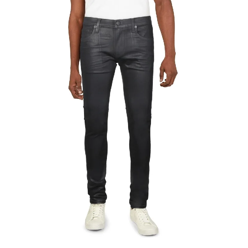 Men's High - Waisted Jeans in a Medium Wash for a Vintage - Style Revival J Brand Mens Mick Coated Color Wash Skinny Jeans Men's High - Waisted Jeans in a Medium Wash for a Vintage - Style Revival J Brand Mens Mick Coated Color Wash Skinny Jeans