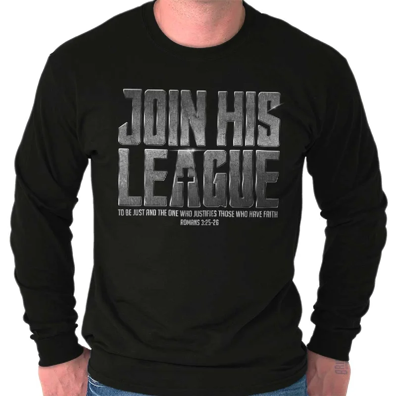 Men's long sleeve flannel plaid shirts with a classic rustic look Join His League Long Sleeve T-Shirt Men's long sleeve flannel plaid shirts with a classic rustic look Join His League Long Sleeve T-Shirt