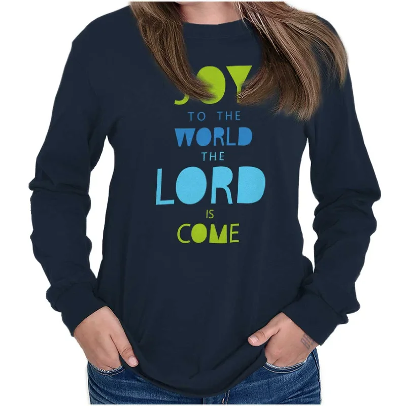 Men's stretch long sleeve denim shirts for a comfortable casual style Joy To The World Long Sleeve T Shirt Men's stretch long sleeve denim shirts for a comfortable casual style Joy To The World Long Sleeve T Shirt