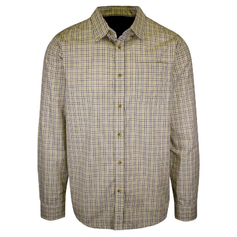 Men's printed long sleeve Hawaiian shirts for tropical getaways prAna Men's Chatreuse Green White Mini Plaid L/S Woven Shirt (S72) Men's printed long sleeve Hawaiian shirts for tropical getaways prAna Men's Chatreuse Green White Mini Plaid L/S Woven Shirt (S72)
