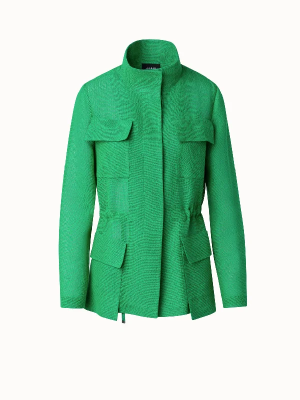 Jacket with Drawstring Waist