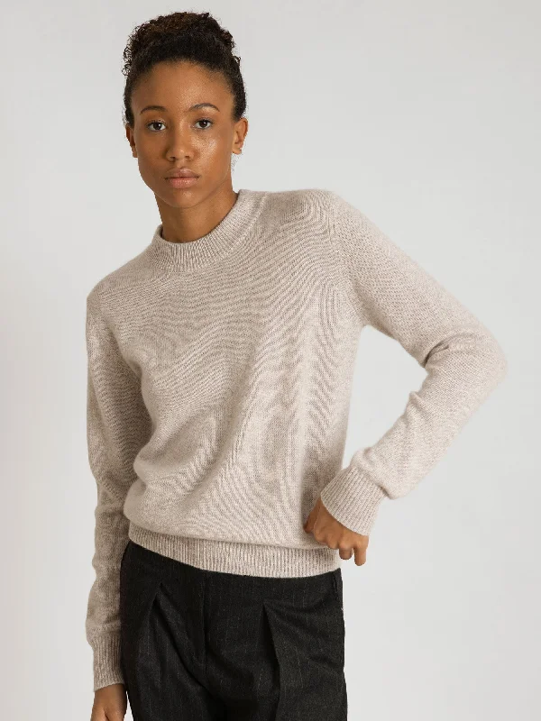 Cashmere sweater "Sofia long" - beige