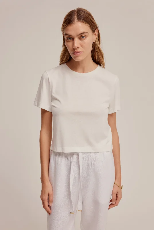 Cropped T-Shirt - Off White