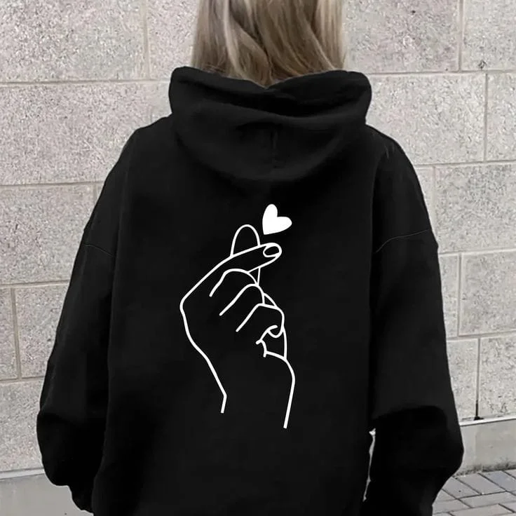 Heart women’s oversized hoodie