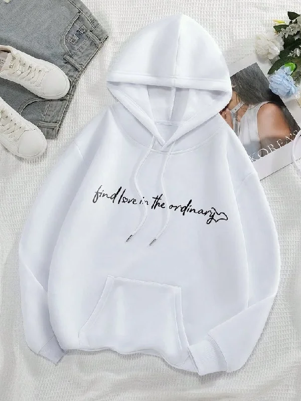 Letter women’s oversized hoodie