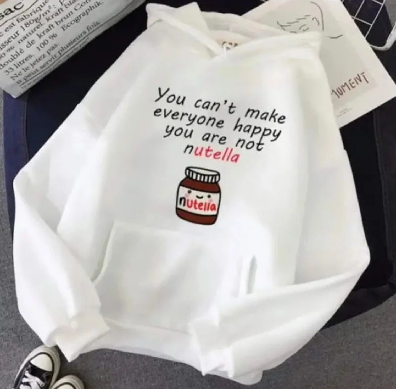 Nutella hoodie oversized