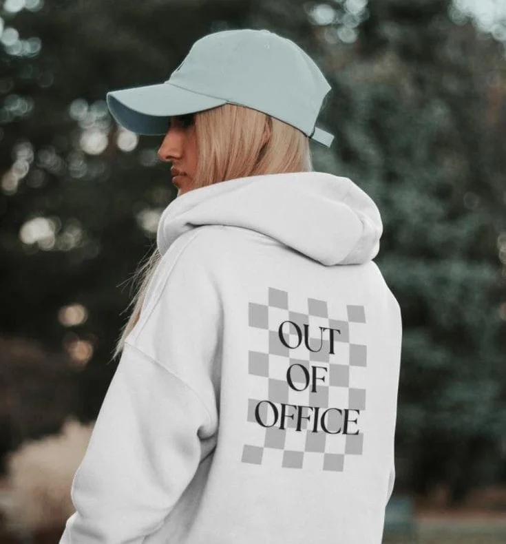 Out of office women’s oversized hoodie