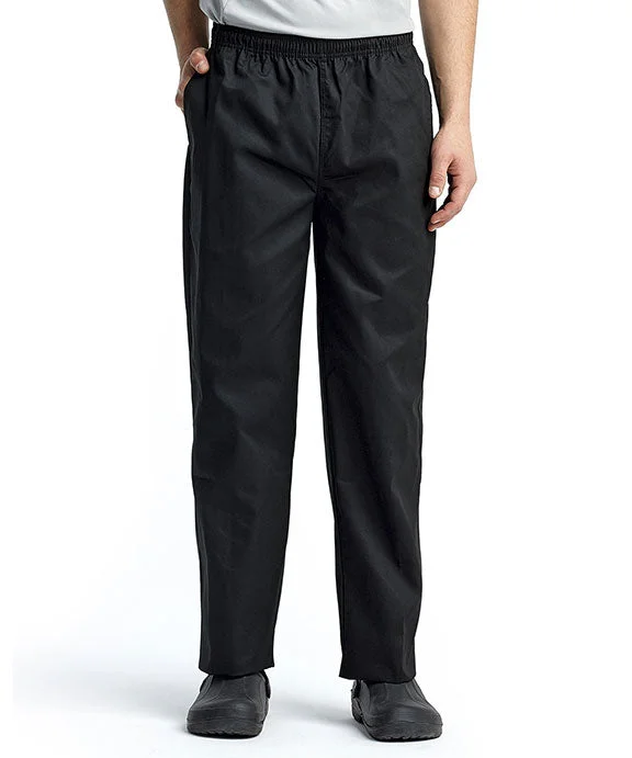 RP553 - Artisan Collection by Reprime Unisex Essential Chefs Pants | Black