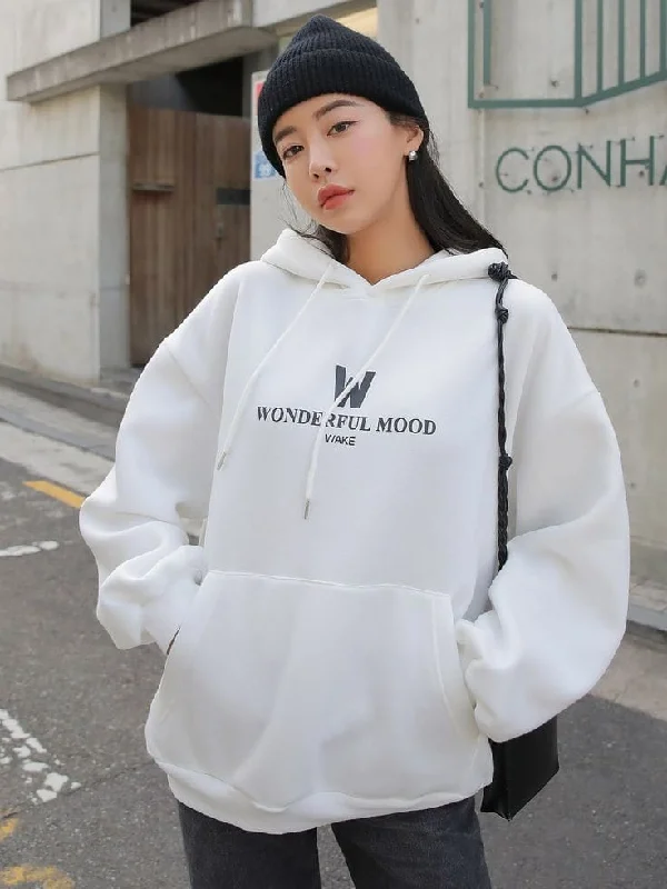 Wonderful mood oversized hoodie