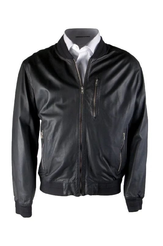 Daniel Hechter Ranchero Black Leather Jacket