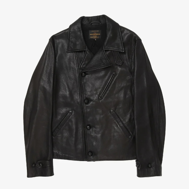 Engineered Garments Leather Biker Jacket