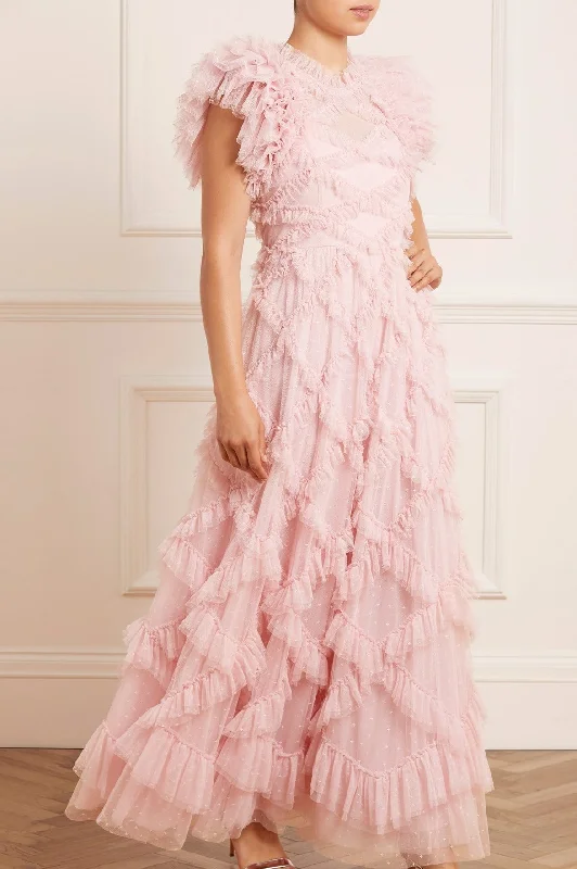 Genevieve Ruffle Gown