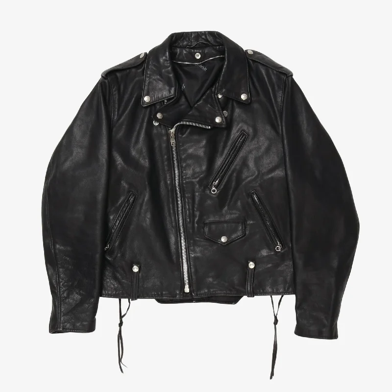 Vintage Leather Biker Jacket