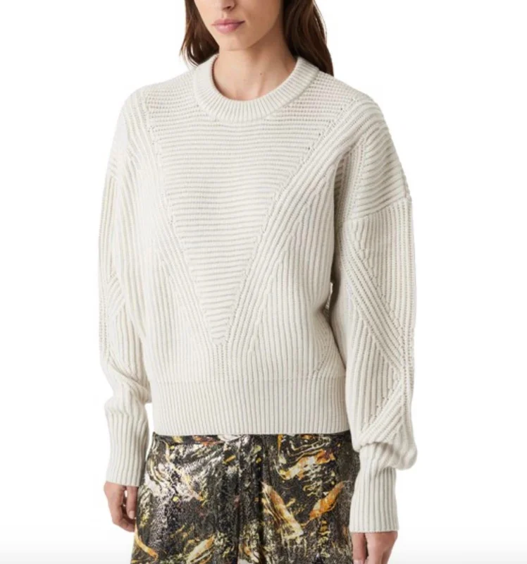 Mona Pullover In Clear Beige