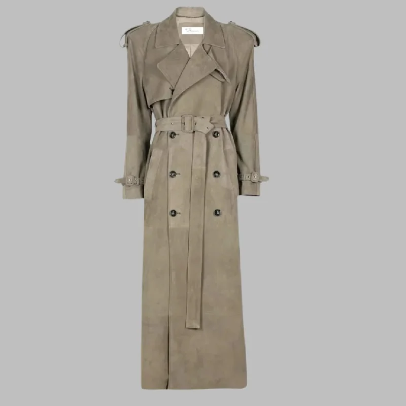 Sloane Suede Trench