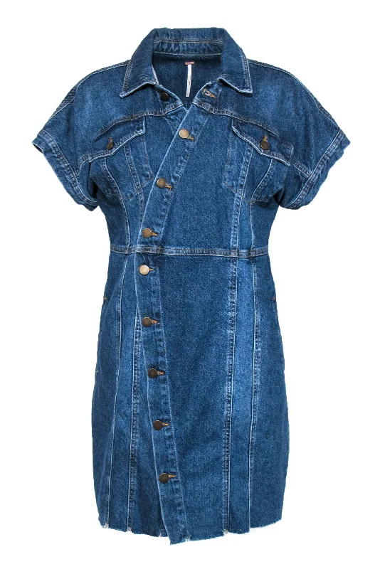 Ruffled Women Dress with Multiple Layers for a Playful and Girly Style Ruffled Women Dress with Multiple Layers for a Playful and Girly Style Free People - Medium Wash Denim Asymmetric Button-Front Dress Sz L Ruffled Women Dress with Multiple Layers for a Playful and Girly Style Ruffled Women Dress with Multiple Layers for a Playful and Girly Style Free People - Medium Wash Denim Asymmetric Button-Front Dress Sz L