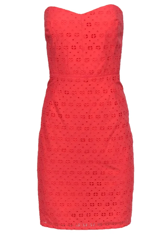 Strapless Women Dress with a Built - in Bra for Comfort and Support Strapless Women Dress with a Built - in Bra for Comfort and Support J.Crew - Coral Cotton Eyelet Lace Overlay Strapless Dress Sz 10 Strapless Women Dress with a Built - in Bra for Comfort and Support Strapless Women Dress with a Built - in Bra for Comfort and Support J.Crew - Coral Cotton Eyelet Lace Overlay Strapless Dress Sz 10
