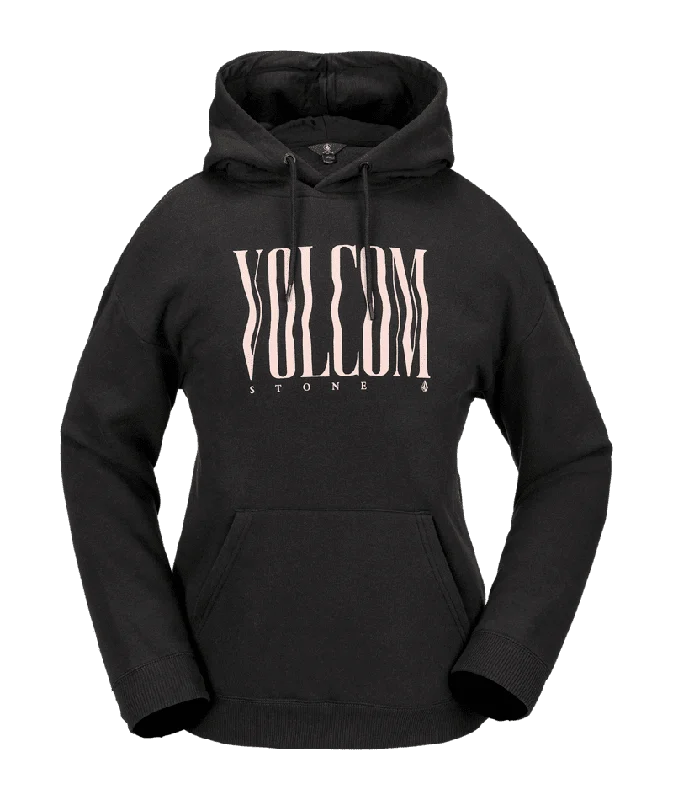 VOLCOM Women's Essential Pullover Hoodie Black