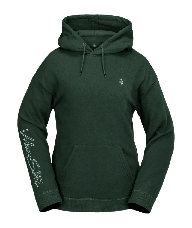 VOLCOM Women's Essential Pullover Hoodie Scarab