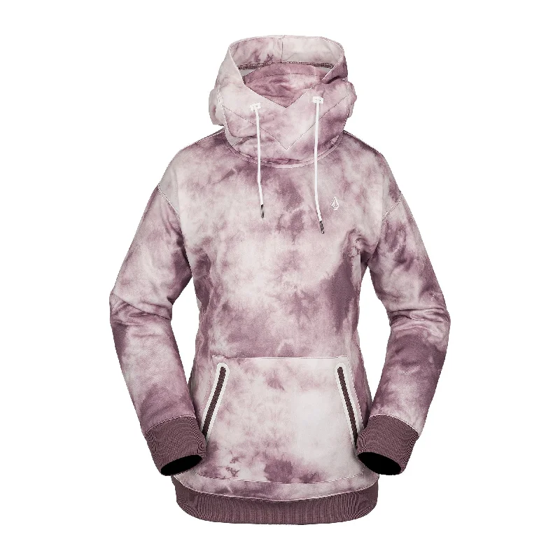 VOLCOM Women's Spring Shred Pullover Hoodie Mojave Tie-Dye