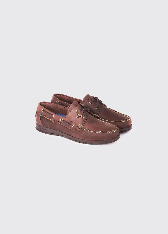 Stretchable men's boat shoes for a comfortable fit Sailmaker X LT Boat Shoe - Old Rum Stretchable men's boat shoes for a comfortable fit Sailmaker X LT Boat Shoe - Old Rum