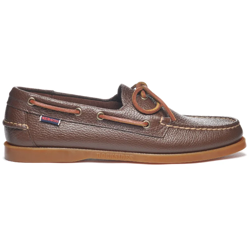Waterproof men's boat shoes for boating activities Portland Martellato - Brown Cognac Gum Waterproof men's boat shoes for boating activities Portland Martellato - Brown Cognac Gum