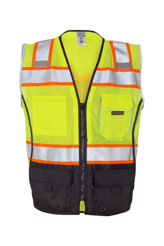 Men's Patterned Plaid Vest in Multicolor for a Preppy Look Kishigo Mens Premium Black Series Black Bottom Class 2 Vest - Lime Green Men's Patterned Plaid Vest in Multicolor for a Preppy Look Kishigo Mens Premium Black Series Black Bottom Class 2 Vest - Lime Green